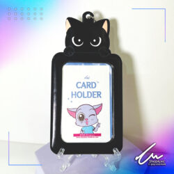 Card Holder  Negro con gato negro