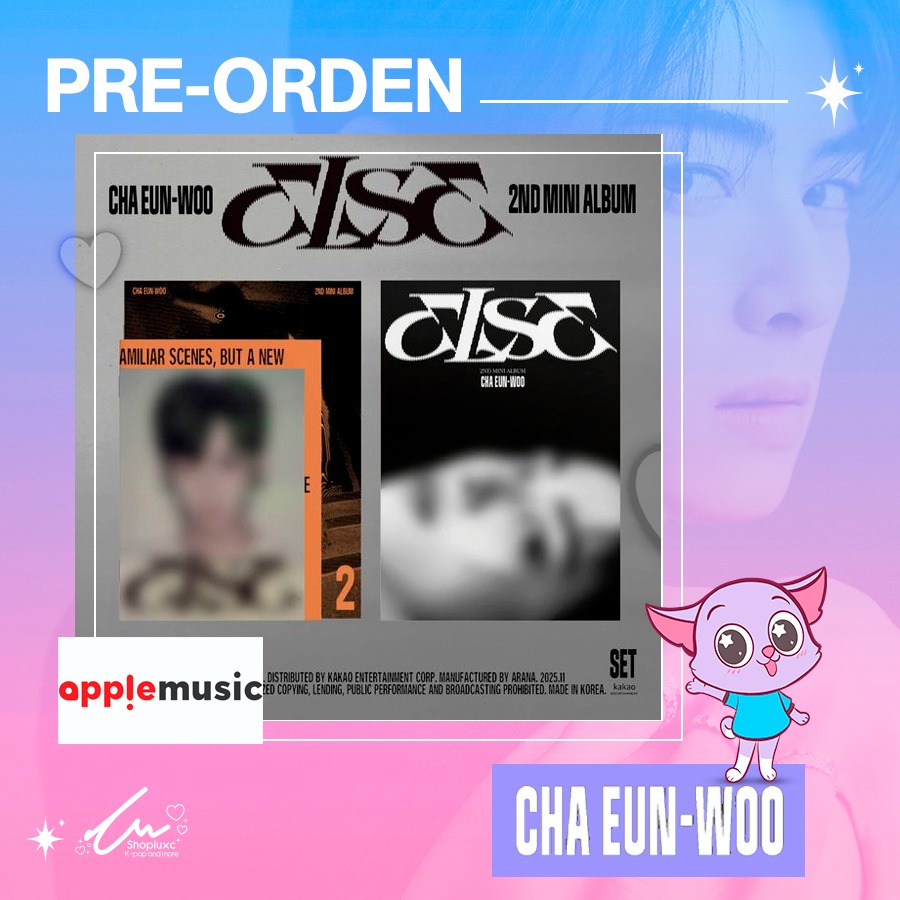 Album ELSE De Cha Eun-woo (ASTRO) - FORM 1 Version + Précommande Benefits + Goodies Numériques
